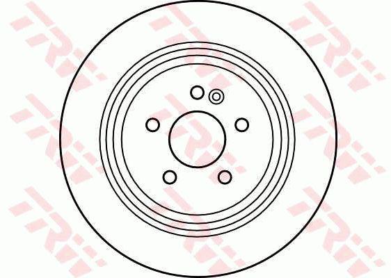 TRW Brake Rotor 331.5mm Rear DF4196S