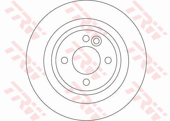 TRW Brake Rotor Single 276mm Front DF4197S
