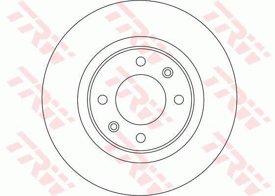 TRW Brake Rotor Single 276mm Rear DF4215S