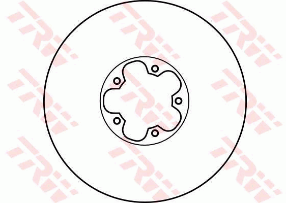 TRW Brake Rotor Single 294mm Front DF4217S
