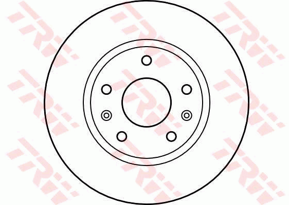 TRW Brake Rotor Single 277mm Front DF4221S