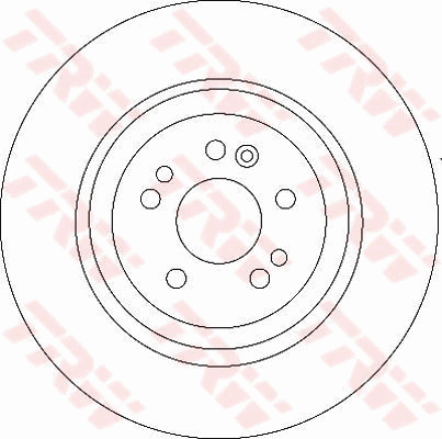 TRW Brake Rotor 245mm Front DF4222S