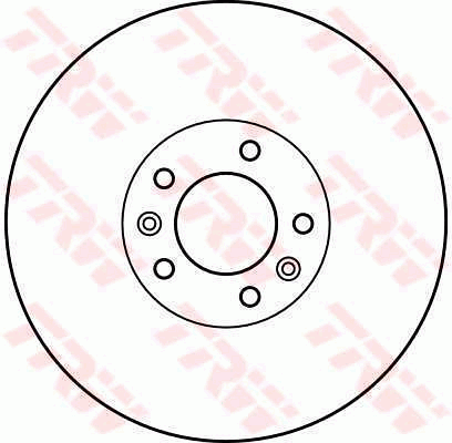 TRW Brake Rotor 309mm Front DF4237S