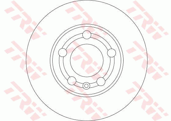TRW Brake Rotor Single 239mm Front DF4253S