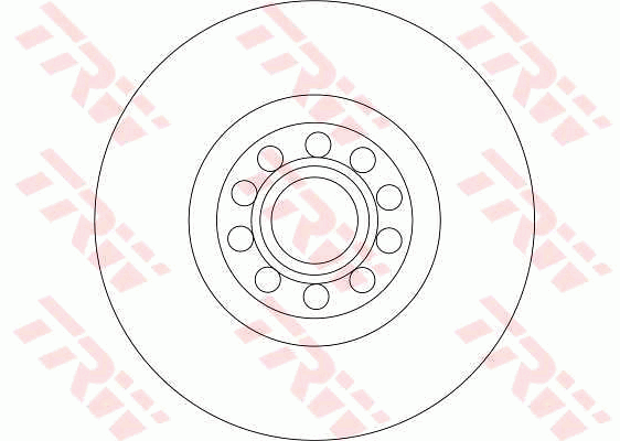TRW Brake Rotor 321mm Front DF4258S