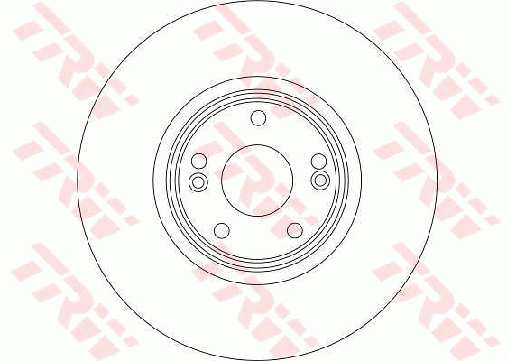 TRW Brake Rotor 308mm Front DF4259S