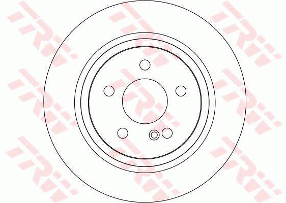 TRW Brake Rotor Single 300mm Rear DF4263S