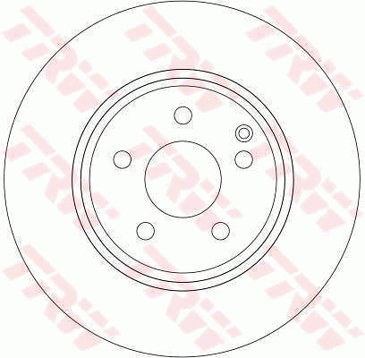 TRW Brake Rotor Single 312mm Front DF4264S