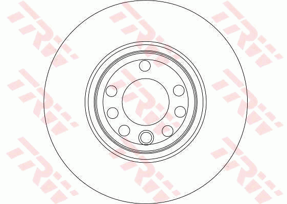 TRW Brake Rotor Single 278mm Rear DF4266S