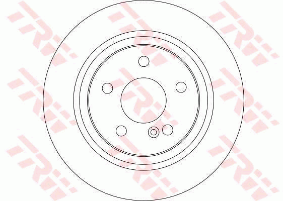 TRW Brake Rotor 256mm Rear DF4271S