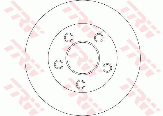 TRW Brake Rotor 280mm Rear DF4273S