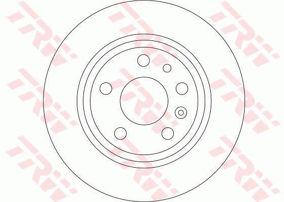 TRW Brake Rotor Single 286mm Rear DF4279S