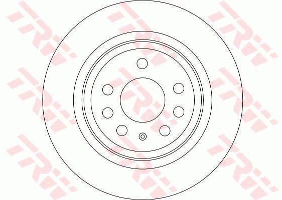 TRW Brake Rotor 292mm Rear DF4284S