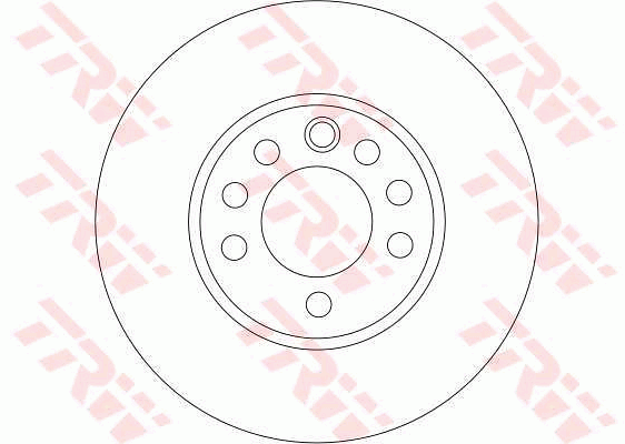 TRW Brake Rotor Single 285mm Front DF4293S