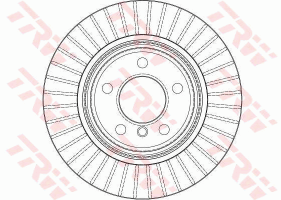 TRW Brake Rotor Single 324mm Rear DF4299S