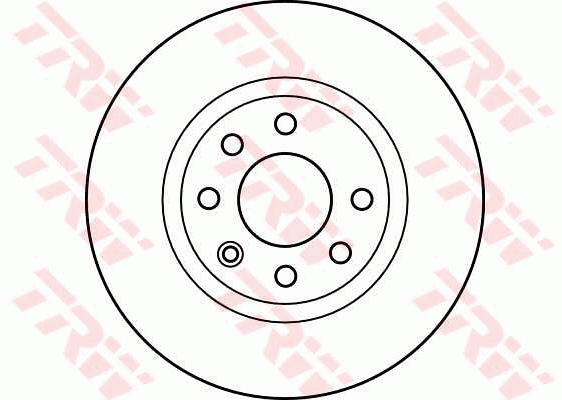 TRW Brake Rotor Single 260mm Front DF4300S