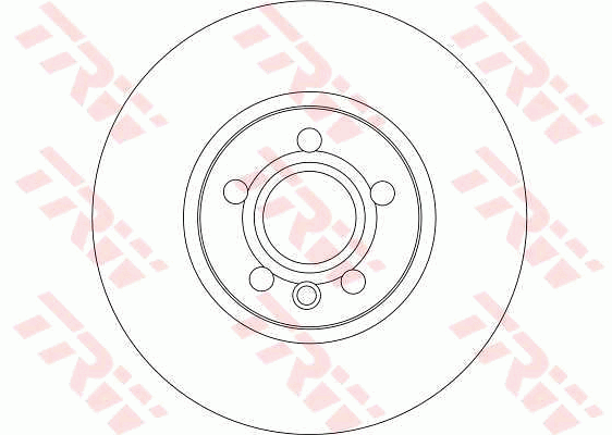TRW Brake Rotor 313mm Front DF4310S