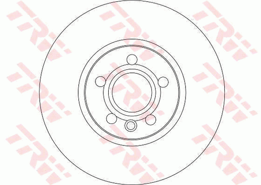 TRW Brake Rotor 313mm Front DF4310S