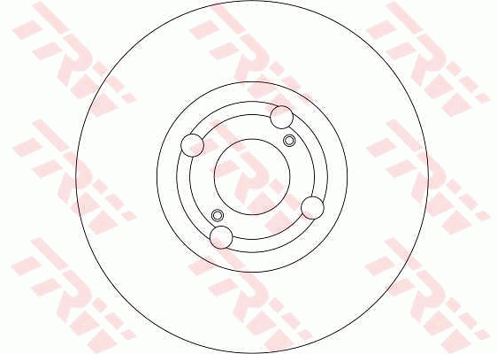 TRW Brake Rotor Single 275mm Front DF4317S