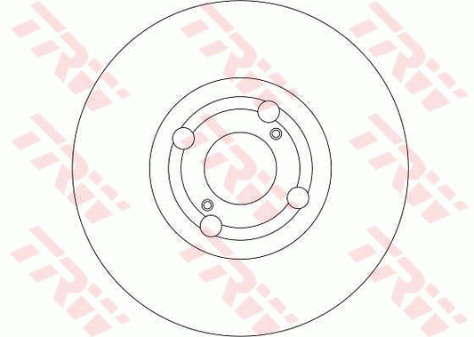 TRW Brake Rotor Single 275mm Front DF4317S