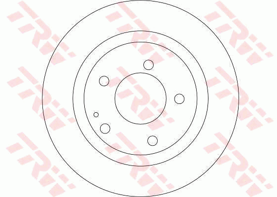 TRW Brake Rotor Single 276mm Front DF4322S