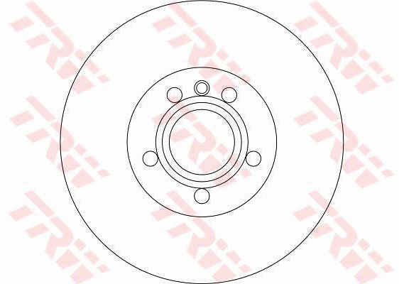 TRW Brake Rotor Single 300mm Front DF4323S