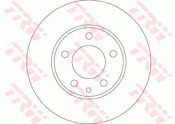 TRW Brake Rotor Single 273.5mm Front DF4328S