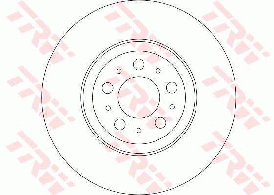 TRW Brake Rotor 316mm Front DF4339S