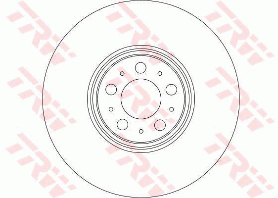 TRW Brake Rotor 336mm Front DF4340S