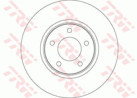 TRW Brake Rotor 302mm Front DF4346S
