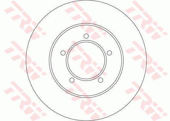 TRW Brake Rotor 285mm Front DF4347S
