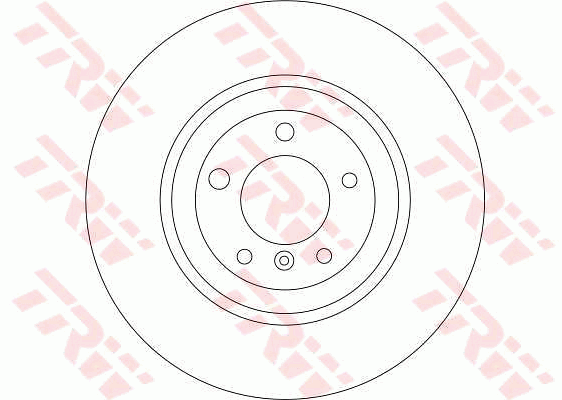 TRW Brake Rotor 348mm Front DF4349S