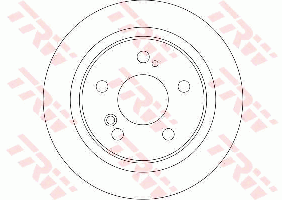 TRW Brake Rotor Single 300mm Rear DF4355S