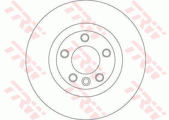 TRW Brake Rotor Single 320mm Rear DF4360S