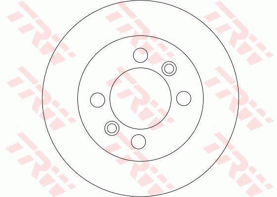 TRW Brake Rotor Single 240mm Rear DF4365S