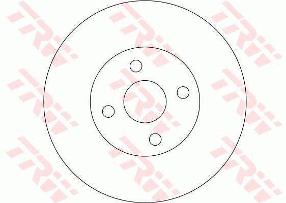 TRW Brake Rotor 275mm Front DF4366S