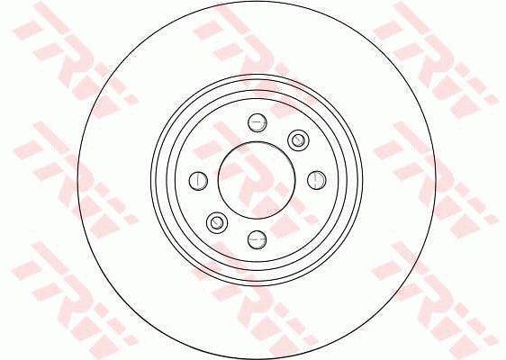 TRW Brake Rotor 300mm Front DF4371S