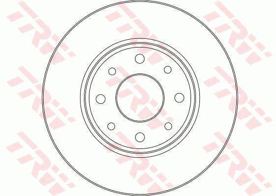 TRW Brake Rotor 240.5mm Front DF4375S