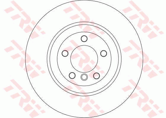 TRW Brake Rotor Rear DF4389S