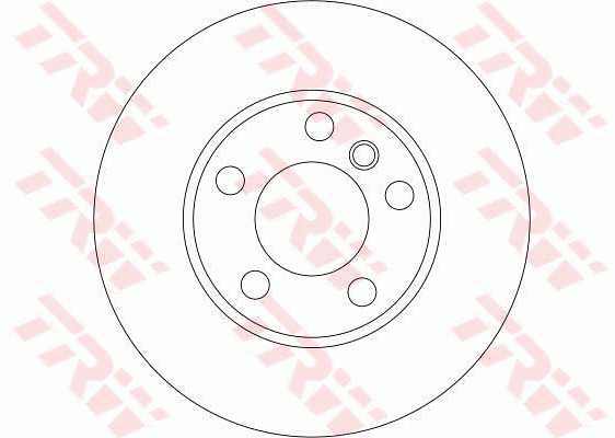 TRW Brake Rotor Front DF4390S