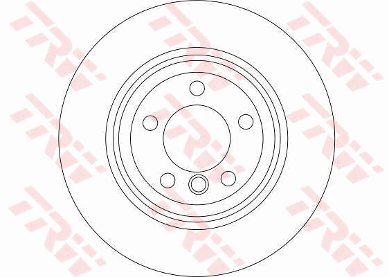 TRW Brake Rotor Single Rear DF4391S
