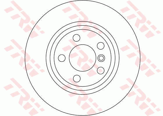 TRW Brake Rotor Front DF4392S