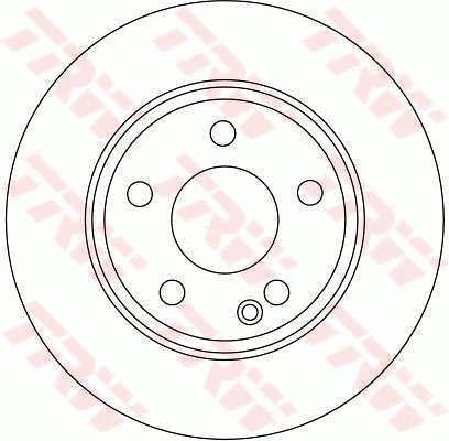 TRW Brake Rotor Front DF4393S