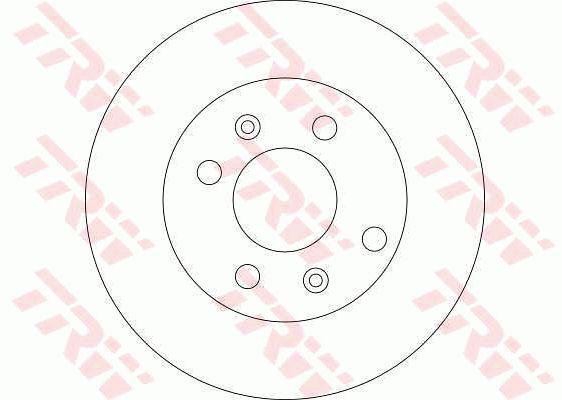 TRW Brake Rotor Front Single DF4409S
