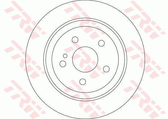 TRW Brake Rotor Rear DF4436S