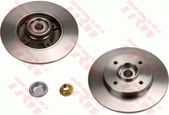 TRW Brake Rotor 249mm Rear DF4452BS