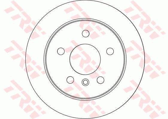 TRW Brake Rotor Rear DF4453S