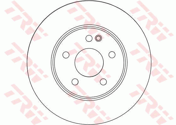 TRW Brake Rotor Single Front DF4454S
