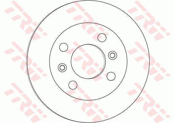 TRW Brake Rotor Front DF4458S