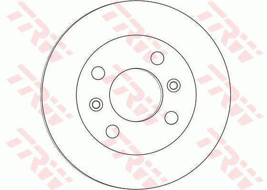 TRW Brake Rotor Front DF4458S